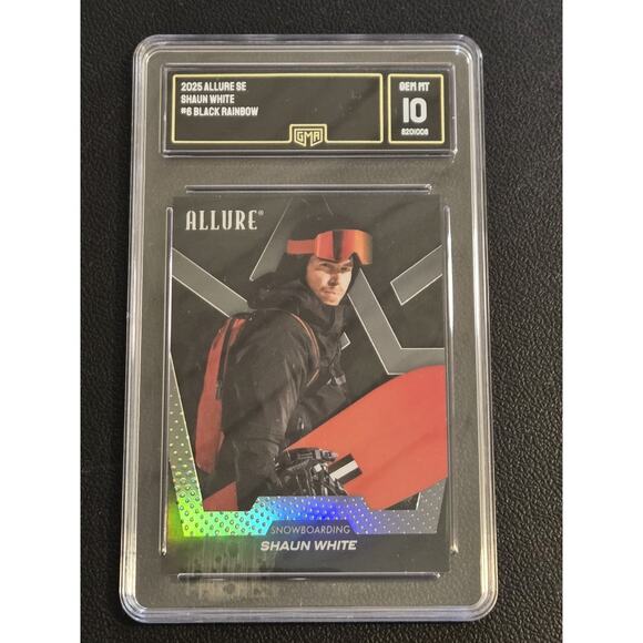 2025 Upper Deck Allure SE #6 Shaun White Black Rainbow GMA 10 - Picture 1 of 2